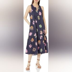 Nic+Zoe Bright Spot Sleeveless Midi Dress NWOT